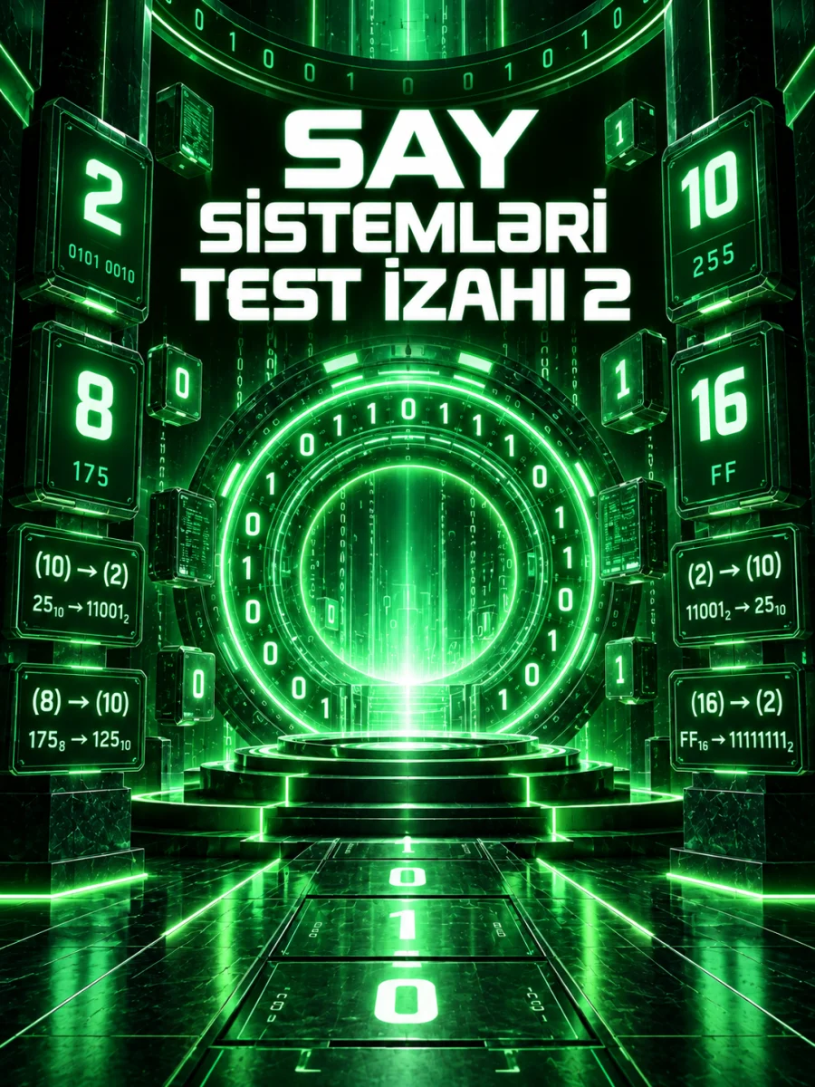 5. Say sistemləri test izahı 51-111