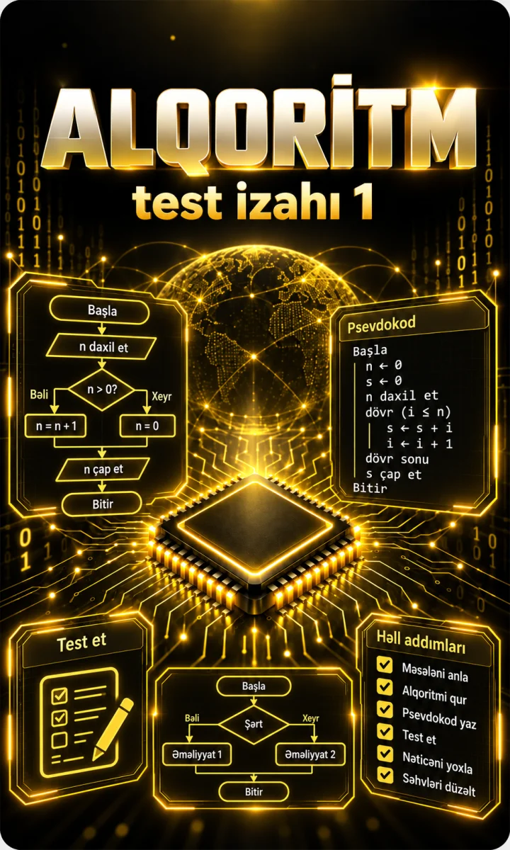 2. Alqoritm test izahı 1-80