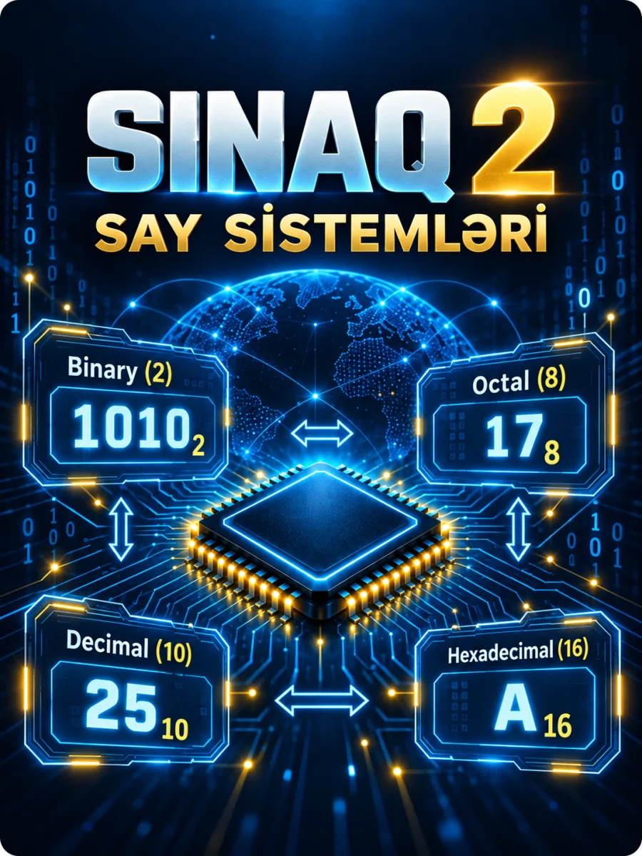 2. Sınaq 2 - Say sistemləri