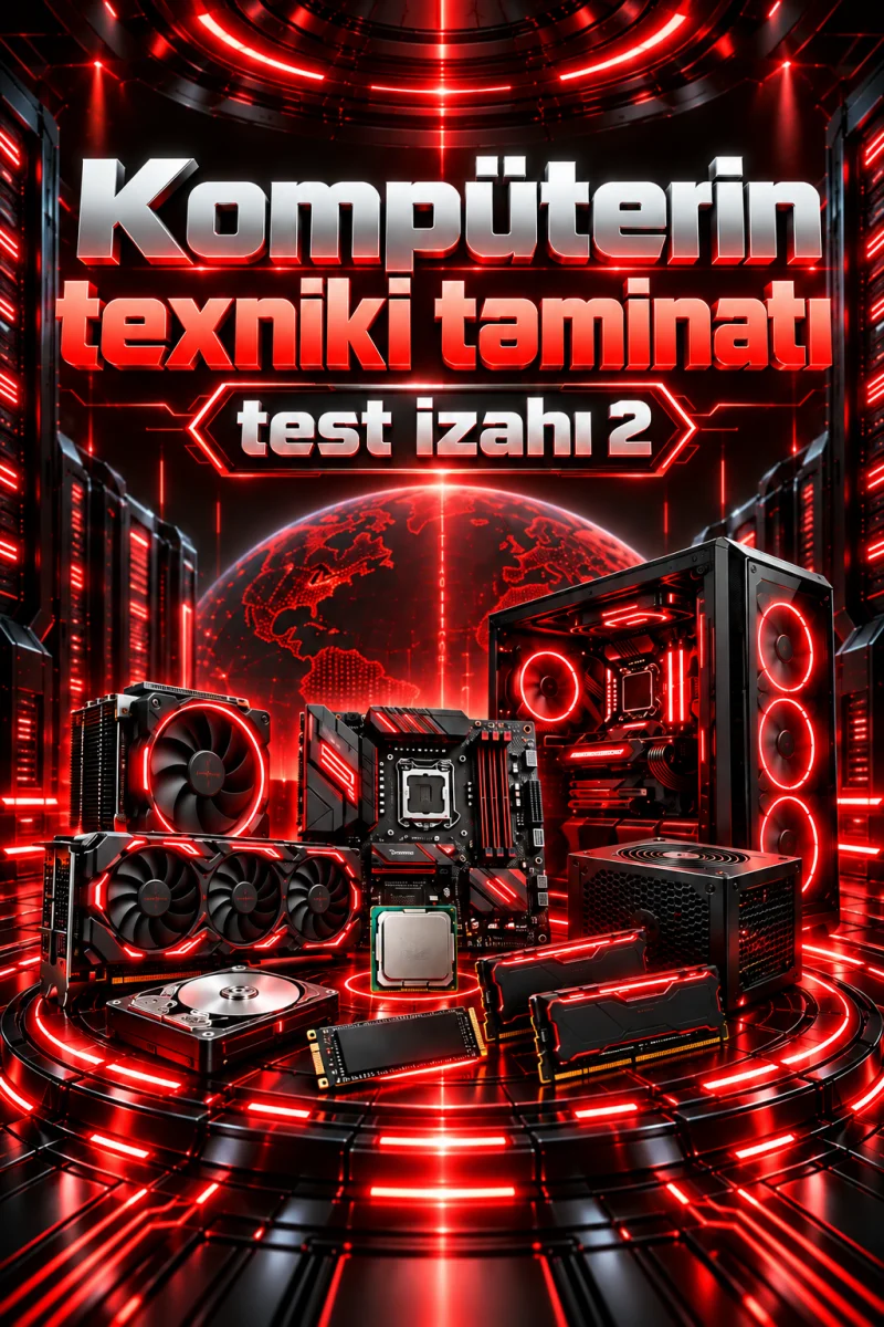 6. Kompüterin texnik təminatı test izahı 81-202
